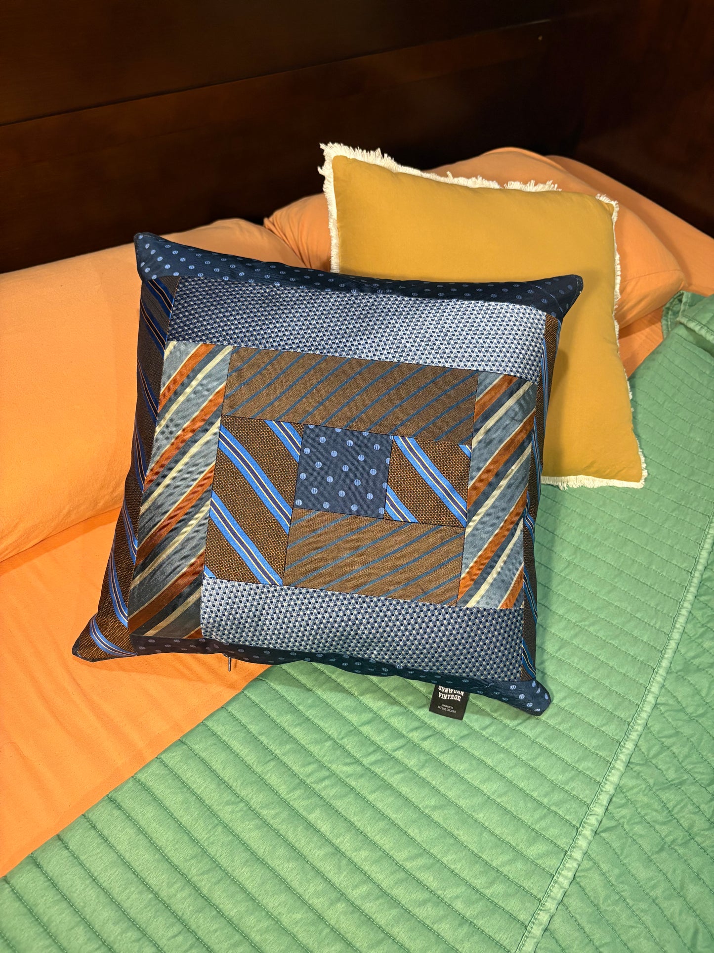 SUPPLY YOUR OWN TIES - CUSTOM TIE PILLLOW