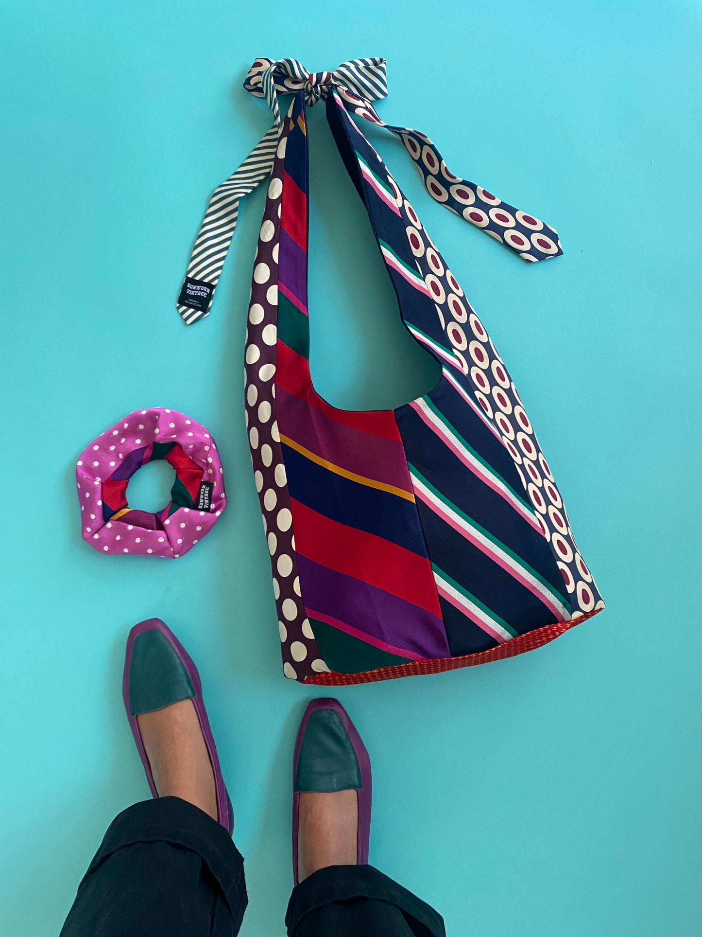 SUNWORN TIE BAG DIGITAL PATTERN