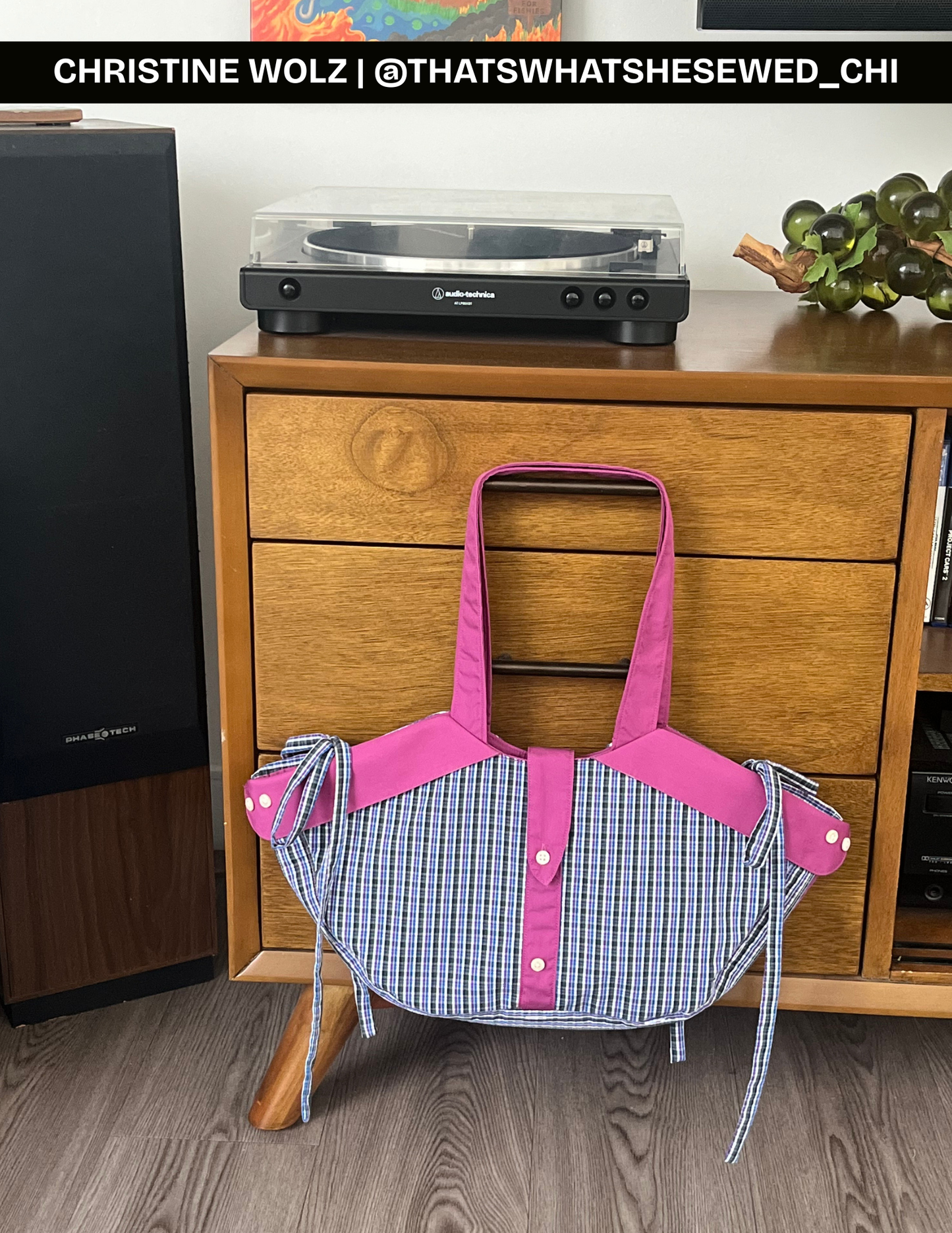 SUNWORN BUTTON UP BAG DIGITAL PATTERN