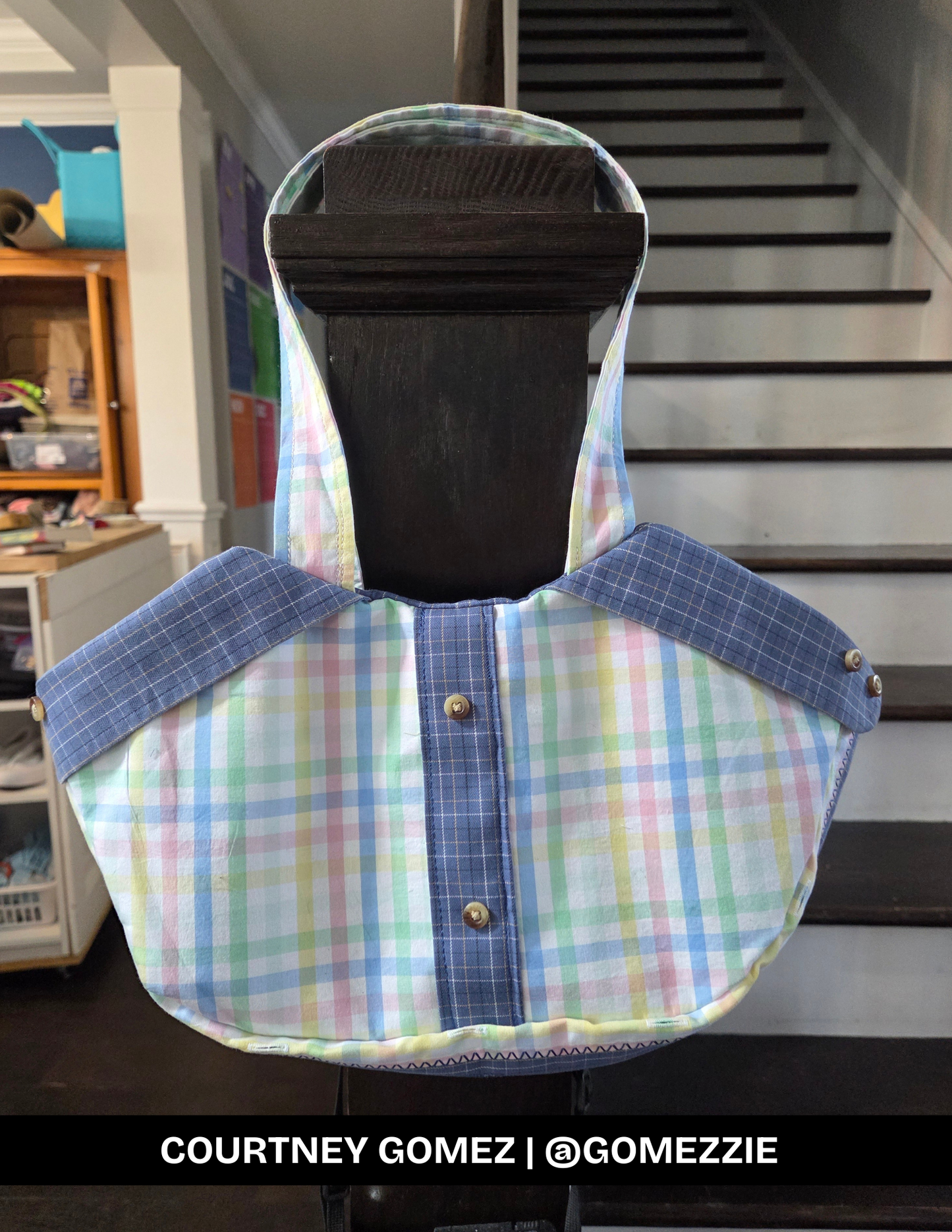 SUNWORN BUTTON UP BAG DIGITAL PATTERN