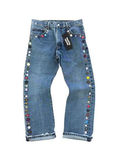 SUPPLY YOUR OWN JEANS - CUSTOM BUTTON DENIM