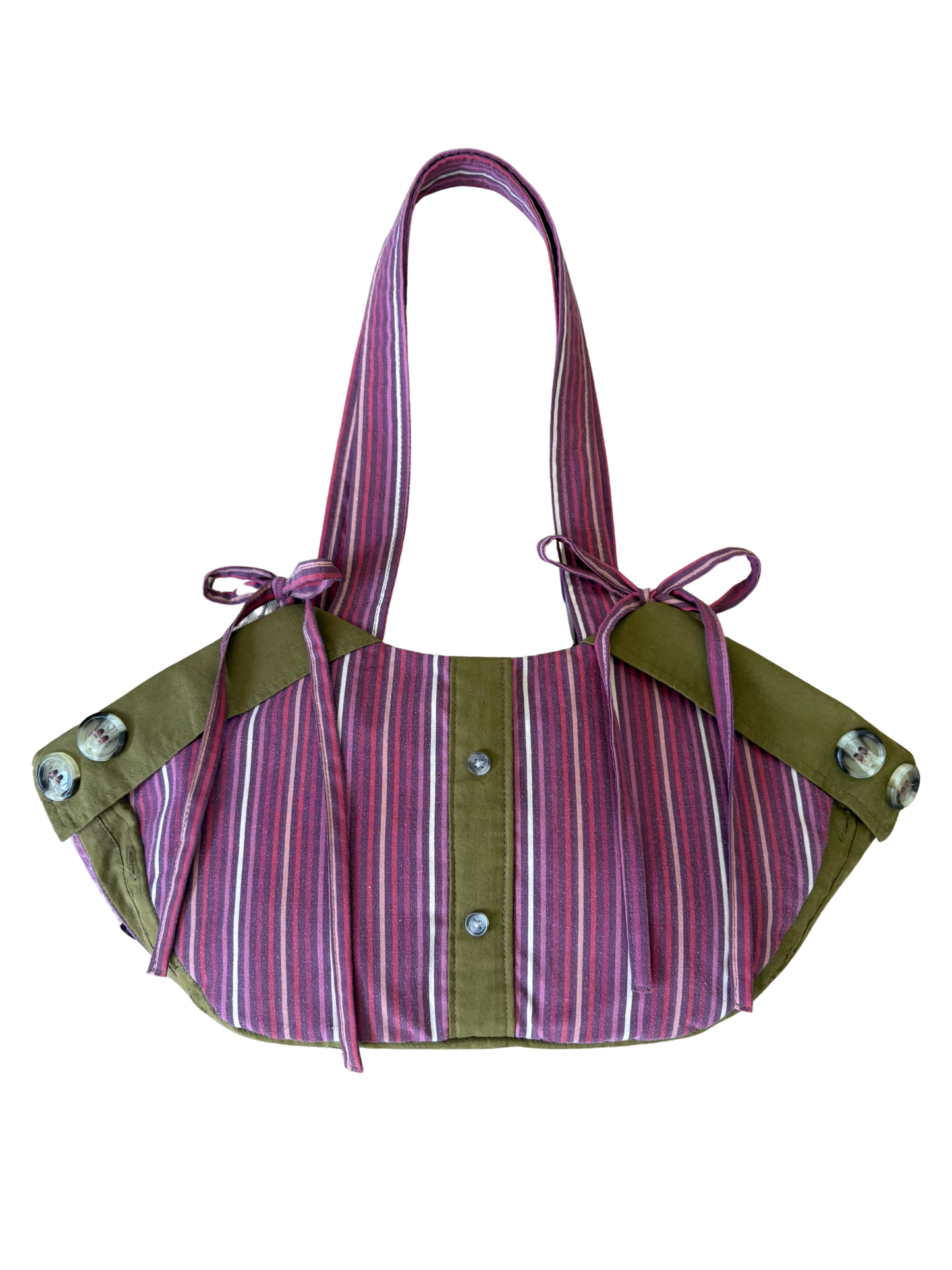 SUPPLY YOUR OWN SHIRTS - CUSTOM BUTTON UP BAG + SCRUNCHIE