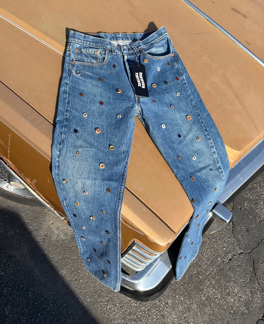 SUPPLY YOUR OWN JEANS - CUSTOM BUTTON DENIM