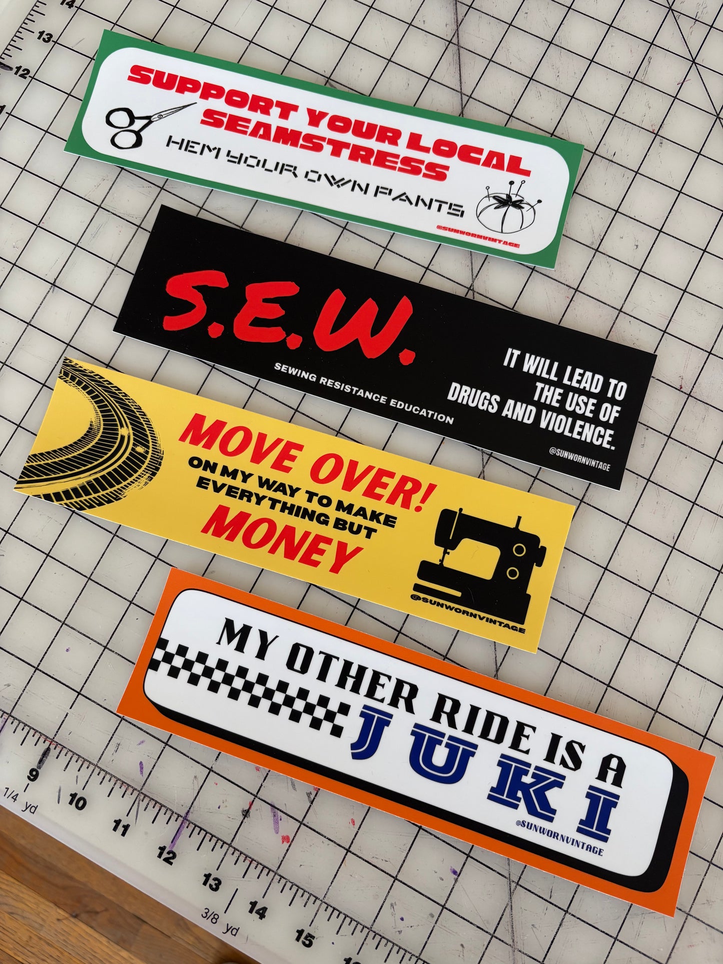 SUNWORN BUMPER STICKERZ