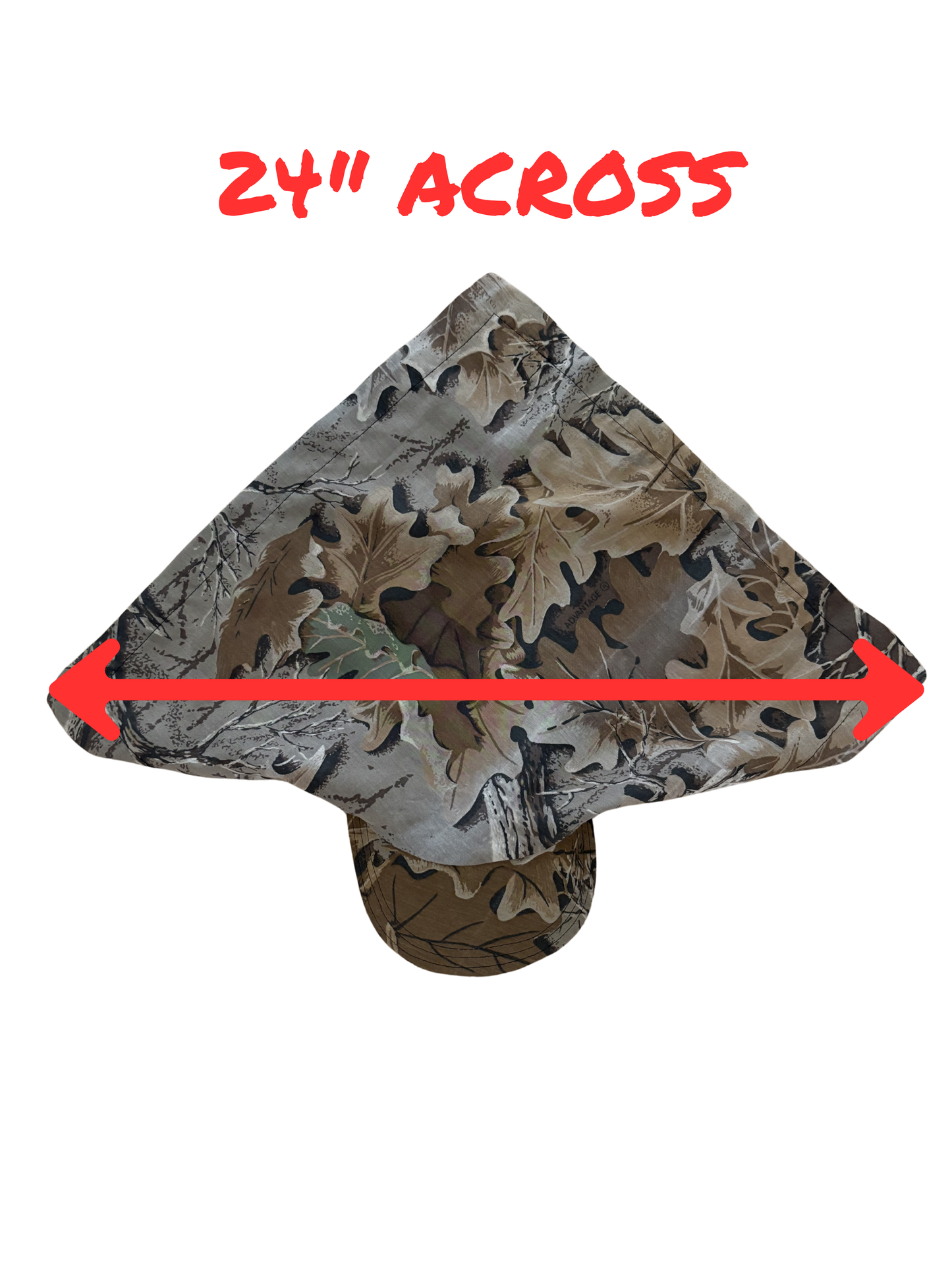 CAMO BANDANA HAT - 24"
