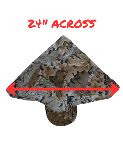 CAMO BANDANA HAT - 24"