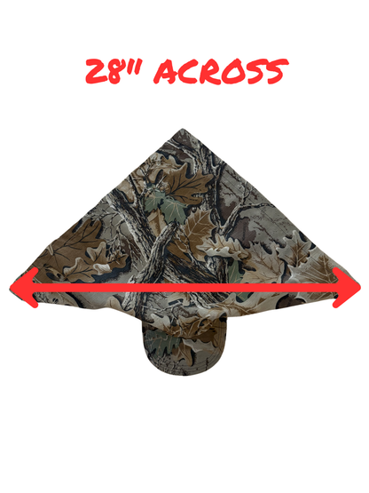 CAMO BANDANA HAT - 28"