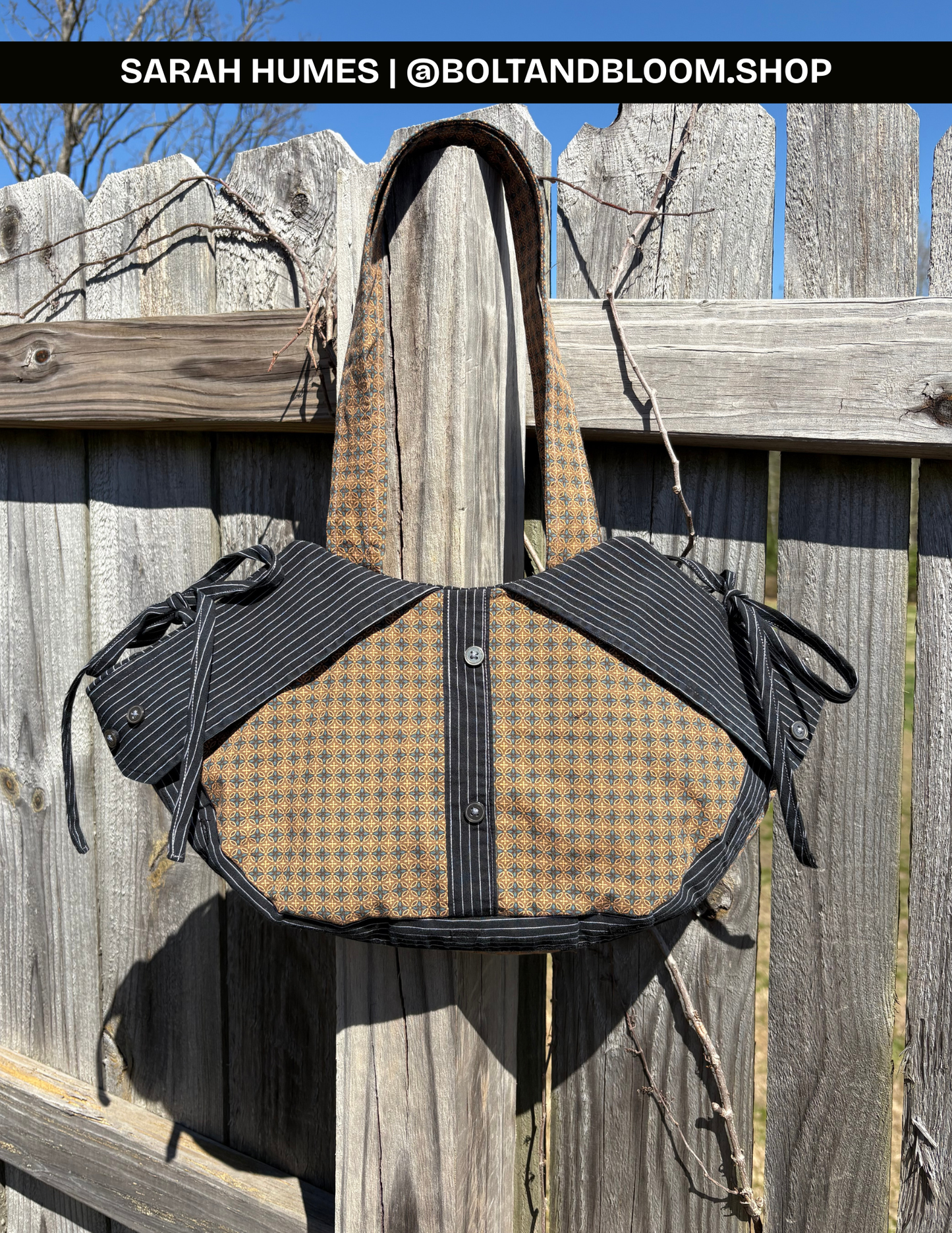 SUNWORN BUTTON UP BAG DIGITAL PATTERN