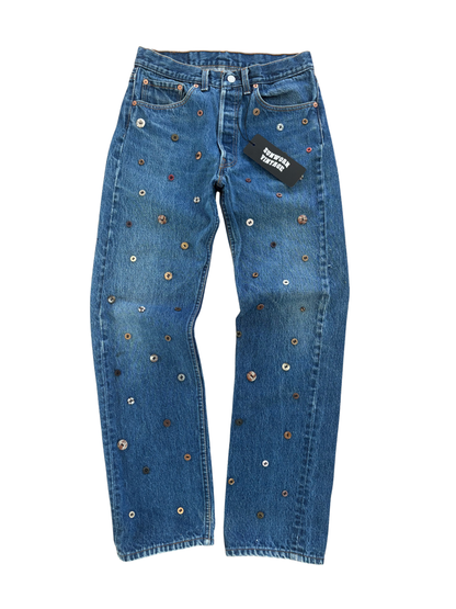 SUPPLY YOUR OWN JEANS - CUSTOM BUTTON DENIM
