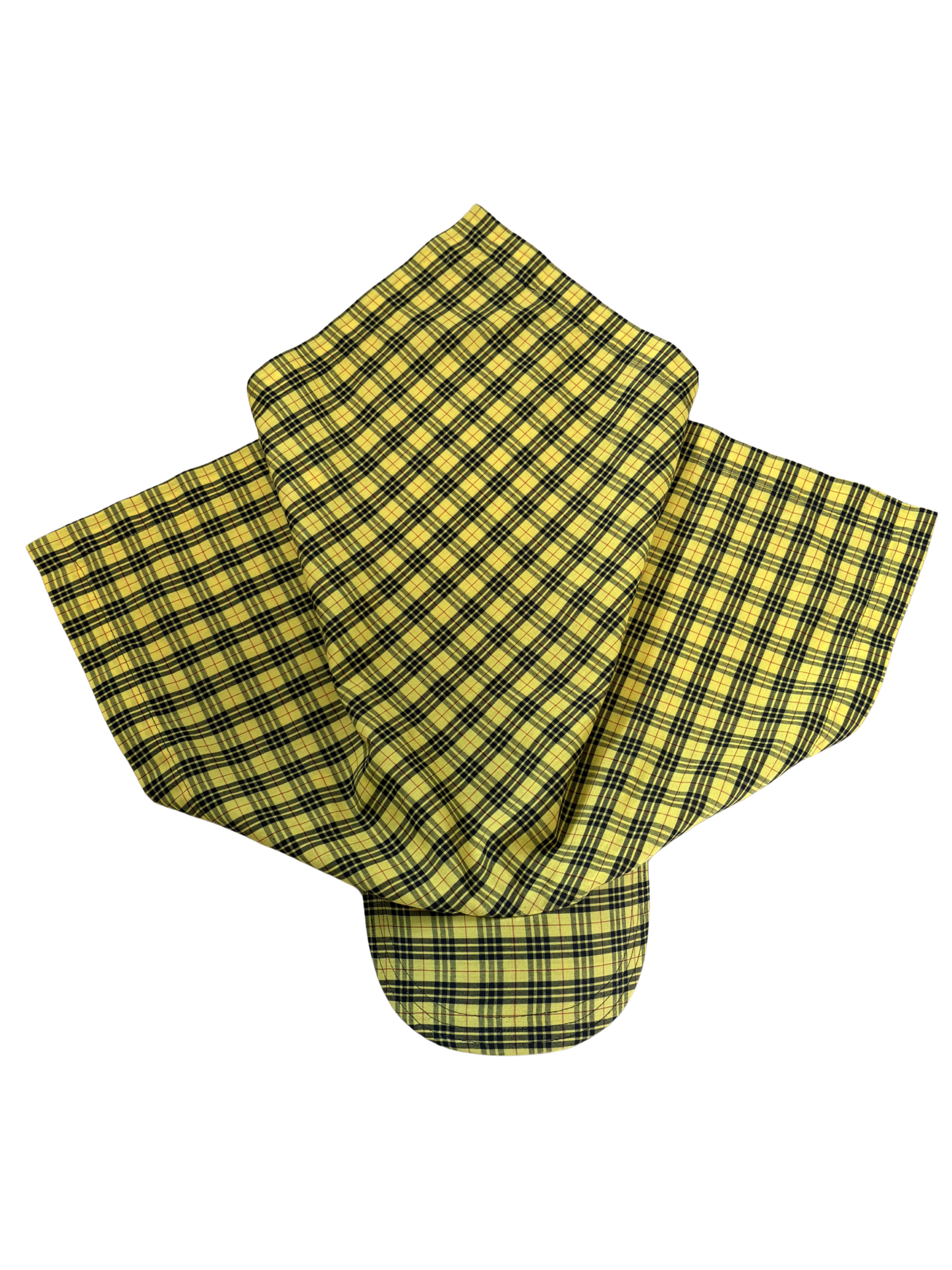 PLAID BANDANA HAT - 27"