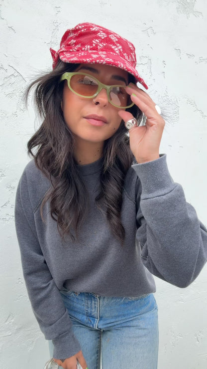 FLORAL BANDANA HAT