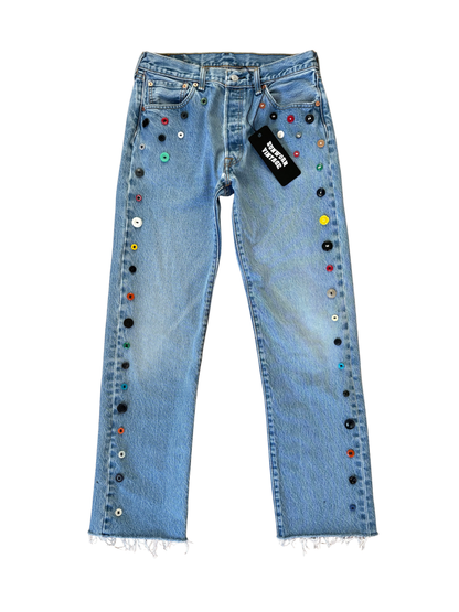 SUPPLY YOUR OWN JEANS - CUSTOM BUTTON DENIM